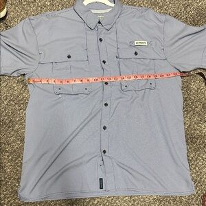 Columbia Men's Blue Casual Button down